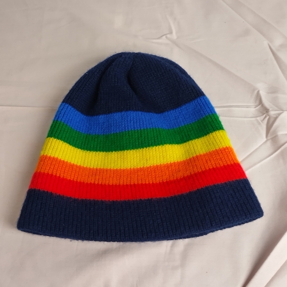 Vtg Retro Pride Rainbow Toboggan 1990s Y2K Hippie Collection - Picture 7 of 12